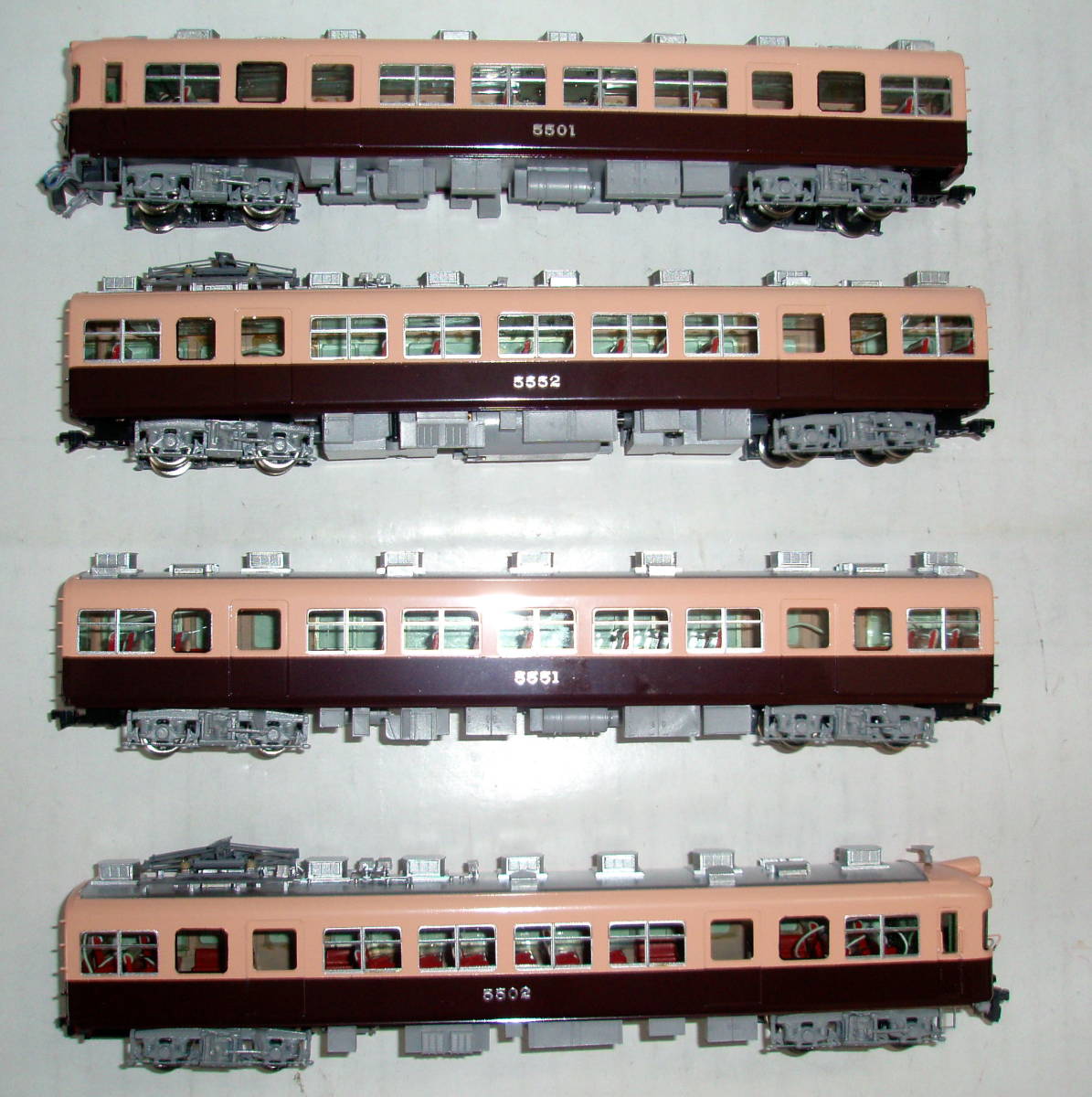 HOゲージ 名古屋鉄道5500系 4両編成 /日車夢工房(カツミ製) HOゲージ 名古屋鉄道5500系 4両編成 /日車夢工房(カツミ製)