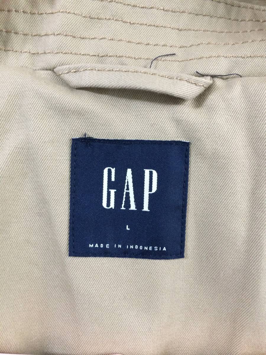 ギャップ　GAP　トレンチコート　レディースL　170cm位　　　(管0072)_画像7