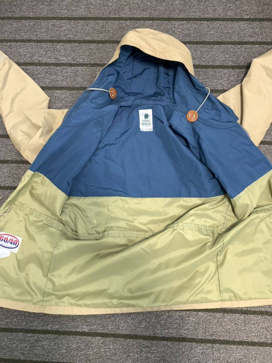 美品 SIERRA DESIGNS シエラデザイン mountain parka マウンテンパーカー TAN タン JP S US XSロクヨン USA製 15_画像4