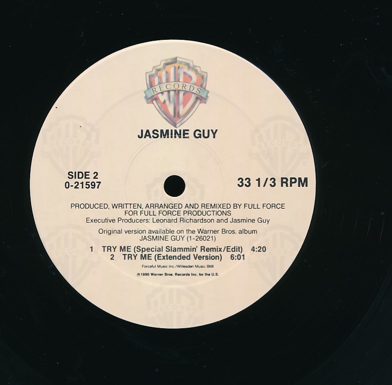 SR-59　Jasmin Guy　/　try me　（US　12inch）　_画像4