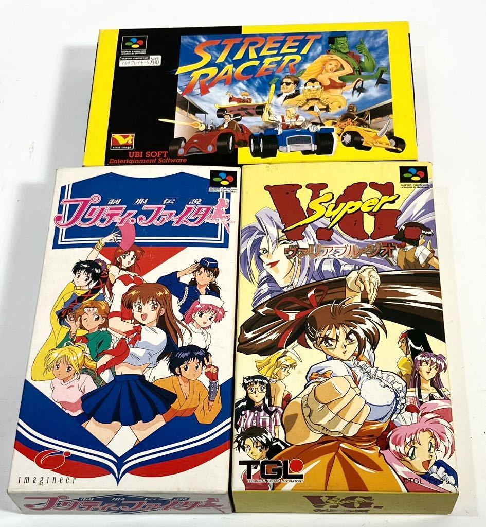 ヤフオク! - 【ZF-1】ソフト新品級美品!SFCソフト 箱説付き3本セ...