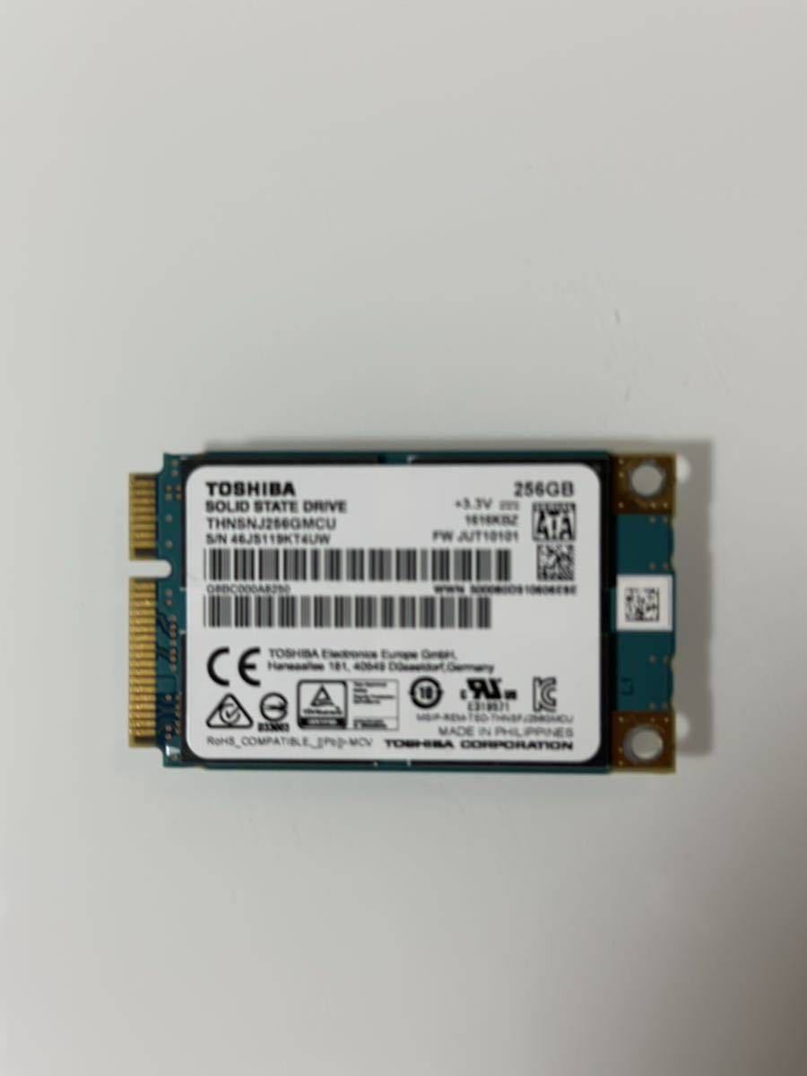 中古SSD Toshiba 東芝 mSATA SSD 256GB 動作確認済み