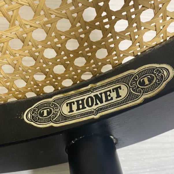 ○残り1脚です 1980年代 THONET 214RH トーネット ブラック 椅子 ①
