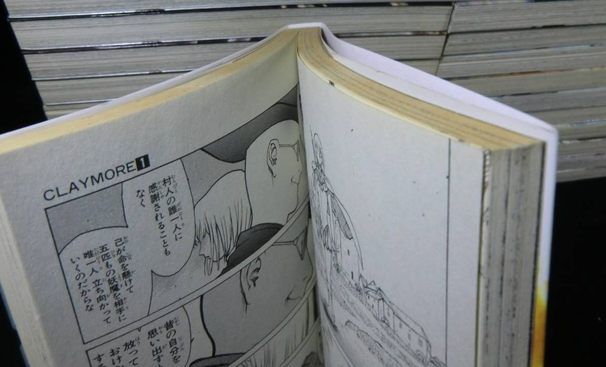  comics k Ray moa CLAYMORE all 27 volume all volume set /. tree . wide Shueisha .. set 