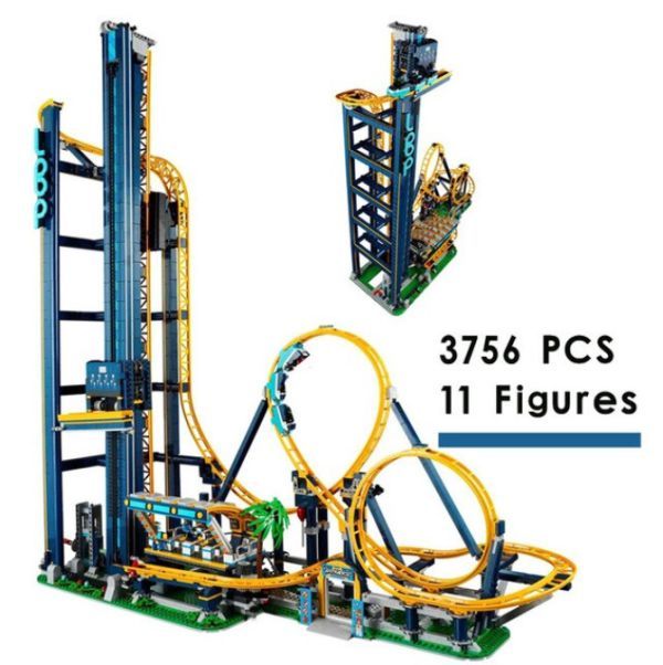 新品未開封】 レゴ互換品 大回転ジェットコースター Loop Coaster-
