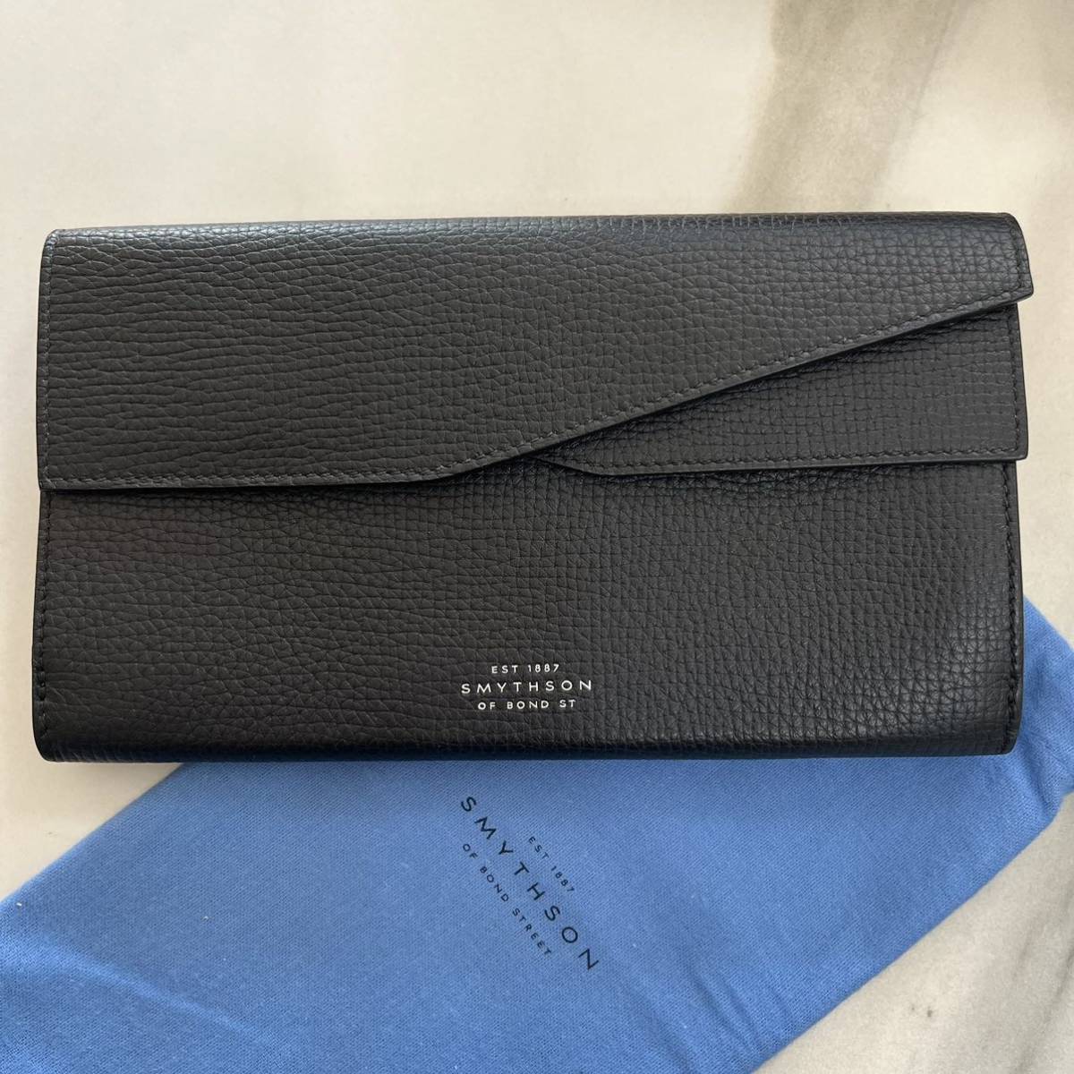 新品未使用】スマイソン smythson トラベルウォレット-