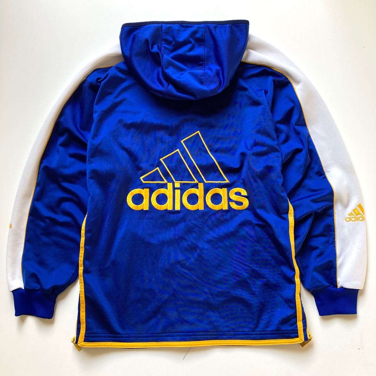 00s adidas アディダス パフォーマンス ロゴ刺繍 トラックジャケット　パーカー　 ジャージ ジップアップパーカー