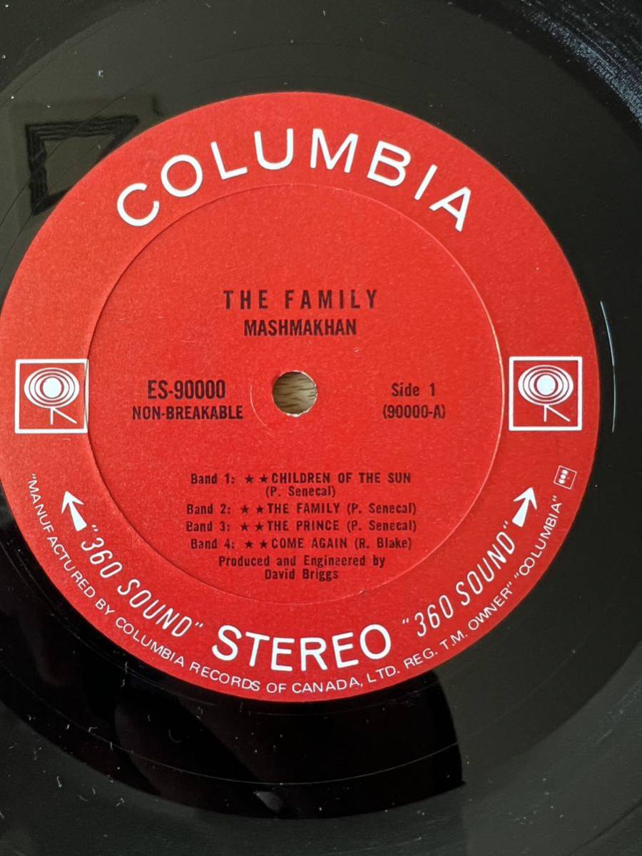 Canada Original Mashmakhan The Family LP レコード_画像7