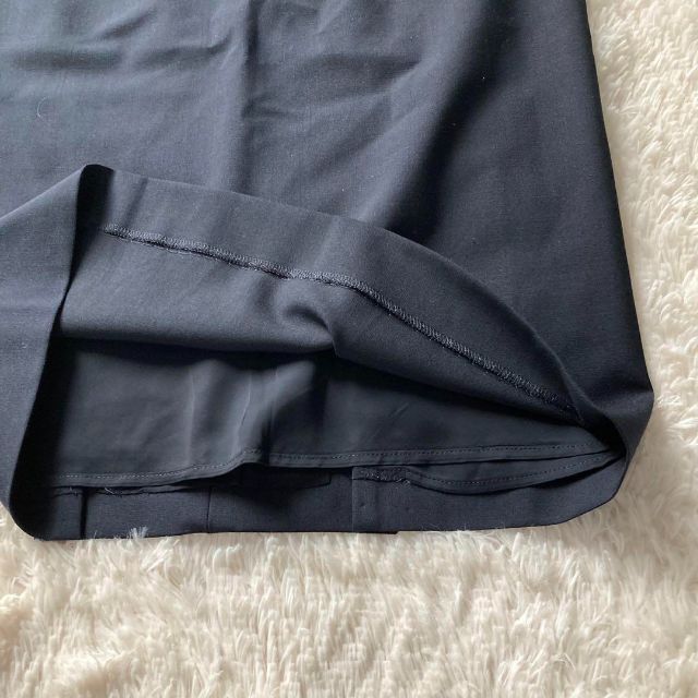 エムプルミエ/セオリーフォーマルスーツ スカートスーツ ツイード カラーレスジャケット 日本製 小さいサイズ M-PREMIER theory