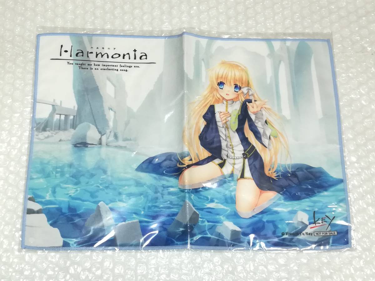 Key Harmonia ハルモニア 非売品 特典 A4サイズ マイクロファイバータオル シオナ 約22×30cm☆未使用品☆即決☆ミニタオル ハンドタオル_画像1