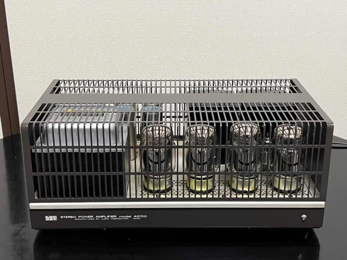 LUXMAN LUXKIT A3700 真空管パワーアンプ! 動作品!KT88 P.P LUXMAN LUXKIT A3700 真空管パワーアンプ! 動作品!KT88 P.P