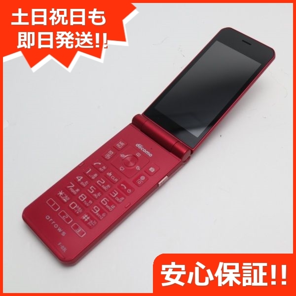 オールノット 美品 F-03L arrows ケータイ レッド SIMロック解除済み