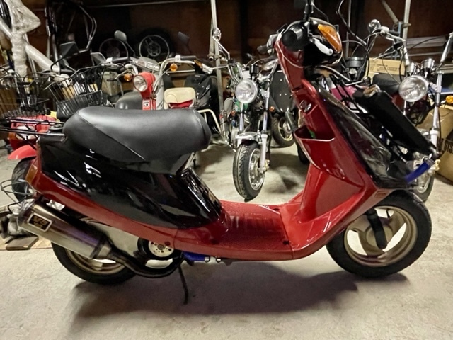 3KJジョグ・JOG・AIRSAL水冷ボアアップ実動中古車 カスタム 通勤快速