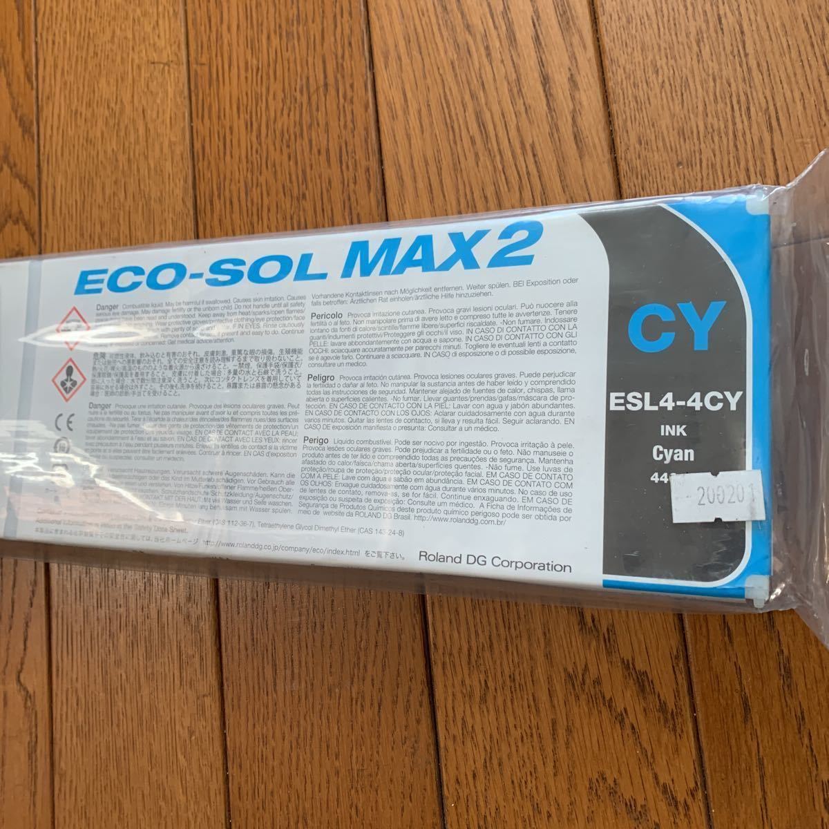 Roland eco-sol max2 cy. Roland eko soru Max 2 Cyan new goods unopened 