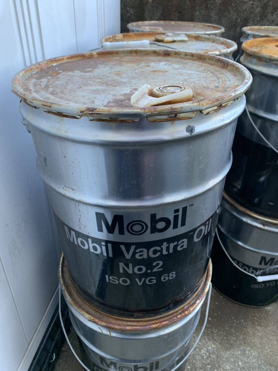 ペール缶 Mobil vactra oil no.2 iso vg 68(中古/送料無料)のヤフオク 