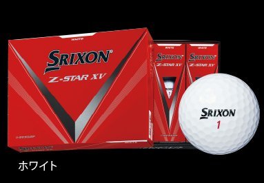 ダンロップ NEW スリクソン Z-STAR XV ゴルフボール ホワイト ２ダース