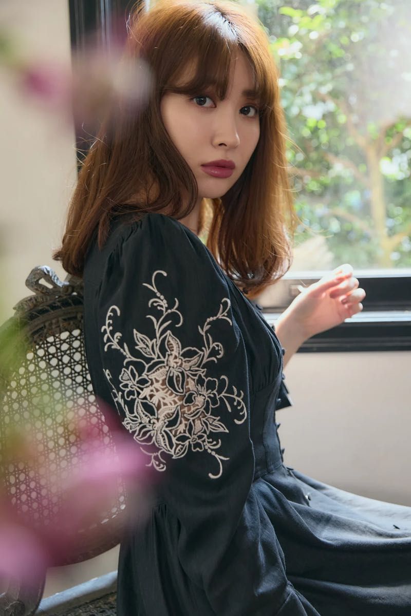 Her lip to Jacaranda Linen-Blend Dress|Yahoo!フリマ(旧 Her lip to Jacaranda Linen-Blend Dress|Yahoo!フリマ(旧