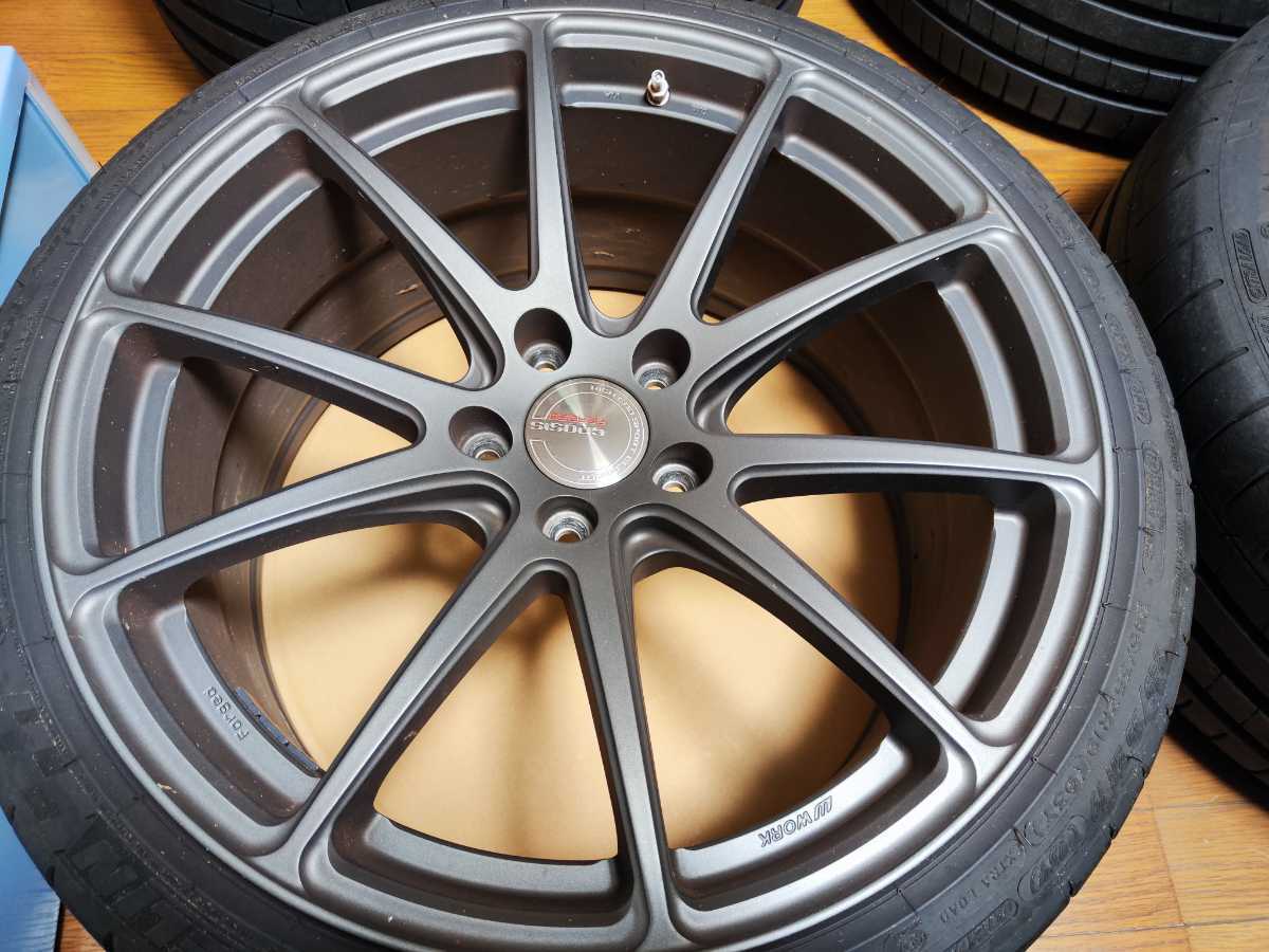 新商品 鍛造 美品 WORK GNOSIS FMB01 ワーク グノーシス 19×9.5j 45 5