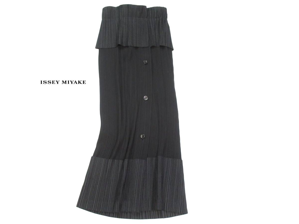 ISSEY MIYAKE イッセイミヤケ プリーツ ロングスカート-