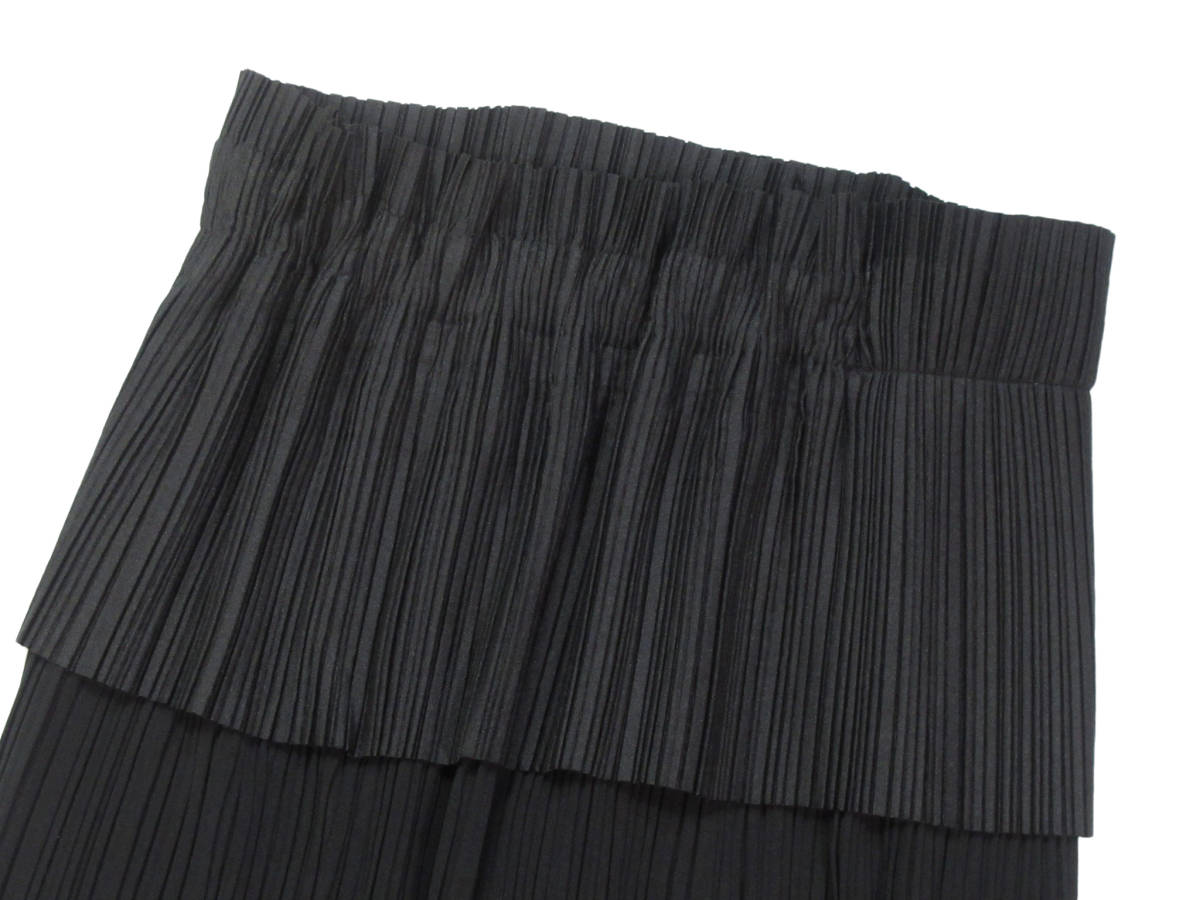 ISSEY MIYAKE イッセイミヤケ ダブルウエスト プリーツ ロング