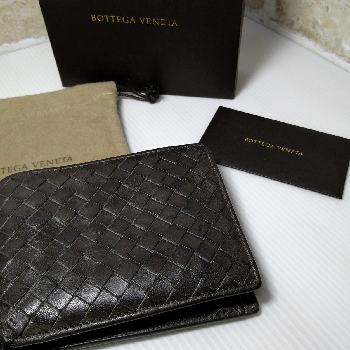 限定SALE得価】 Bottega Veneta - ボッテガ 二つ折り財布 コンパクト
