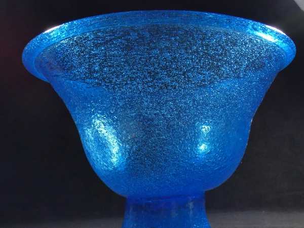 c0215 気泡ガラス 琉球ガラス デザートグラス 検:杯洗/アンティーク/硝子_画像5