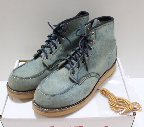 REDWING Red Wing x peach Taro jeans MOMOTARO JEANS indigo dyeing 8173 Irish setter US 11E Vibram sole custom 