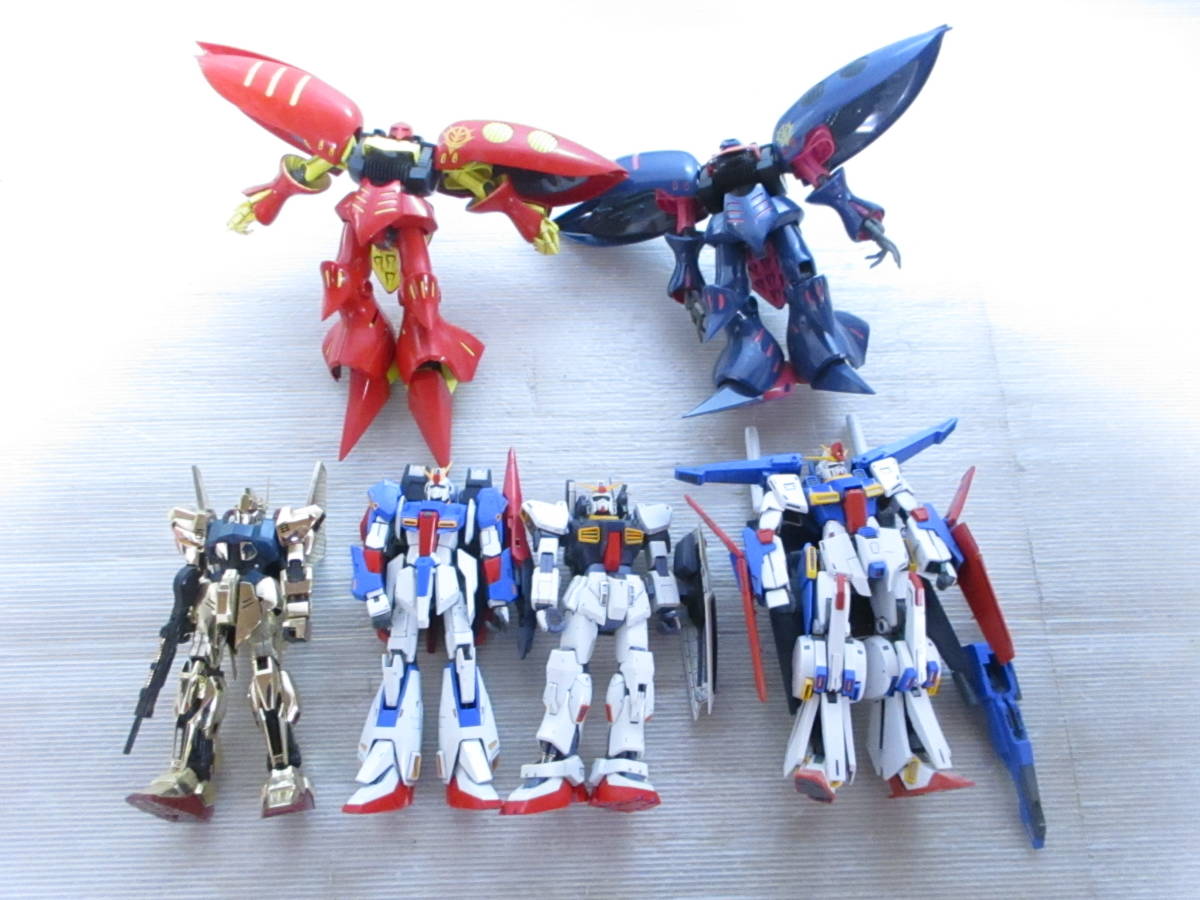 【送100】1円~ MG 1/100 ダブルゼータガンダム ZZ Zガンダム 百式 ガンダムMk-2 キュベレイ Mk-Ⅱ まとめセット 組済品 ジャンク