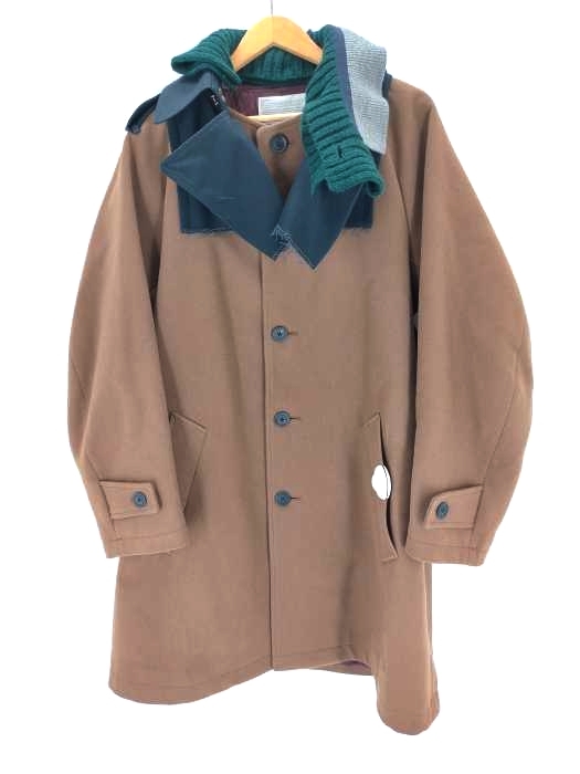 kolor(カラー) 21AW カシミアウールメルトン DOCKING COAT メンズ JPN
