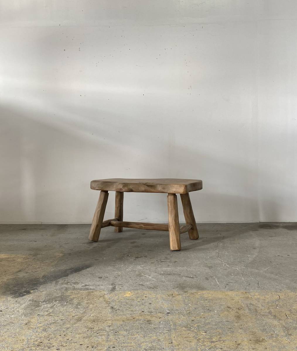 フランス ビンテージ Vintage table 2stool テーブル スツール アンティーク 店舗什器_画像5