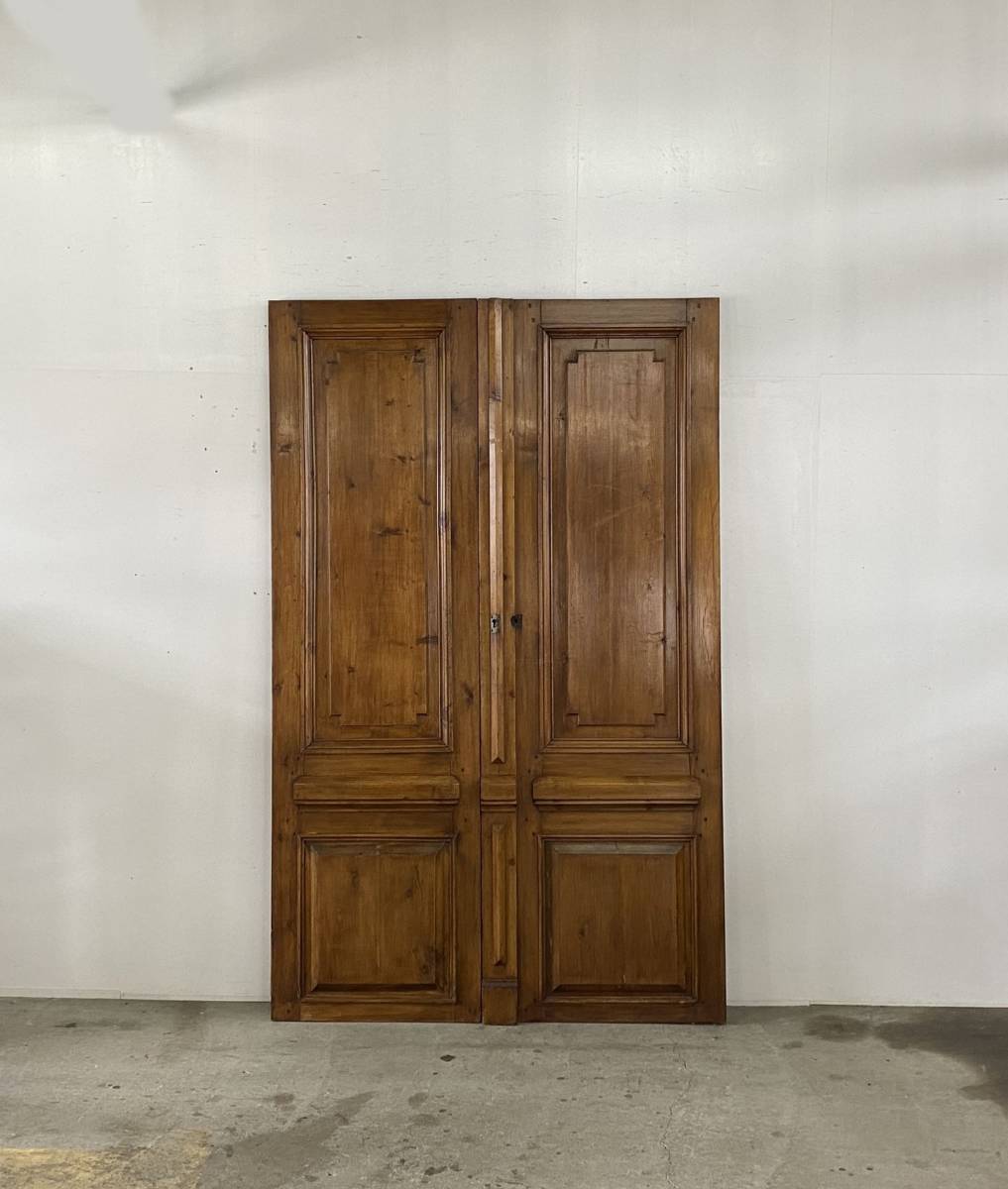 フランス アンティーク french panel double doors ドア テーブル