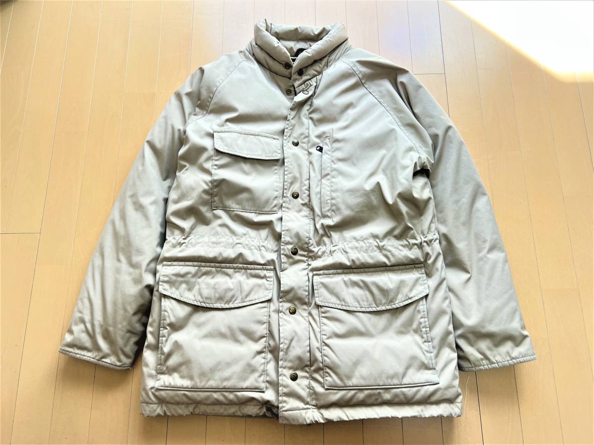 極美品【100年以上の老舗名門アウトドア・ブランド】Eddie Bauer 本物を知る大人にオススメするダウンジャケット◎1980's 黒タグx金文字 XLサイズ以上