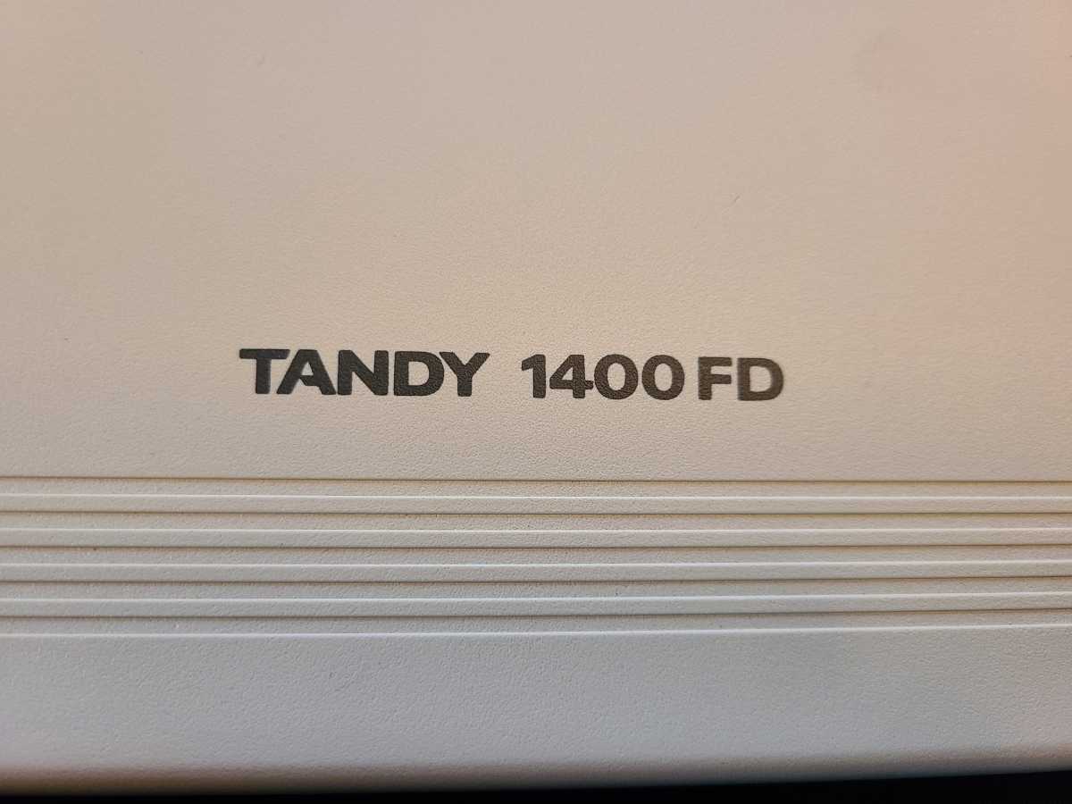  operation verification! USA buy Vintage personal computer Tandy 1400 FD & tongue ti- case 