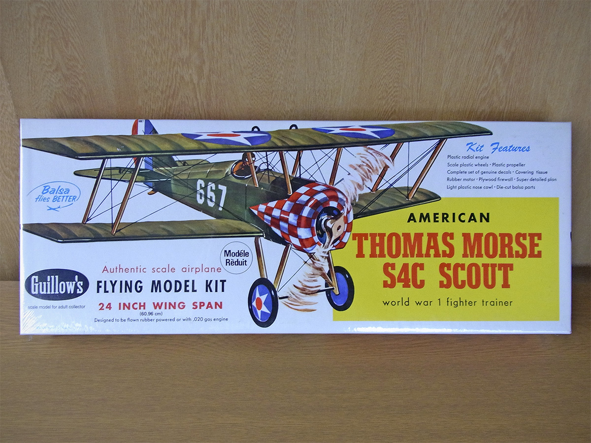 Guillow\'s made Thomas Morse S4C Scout