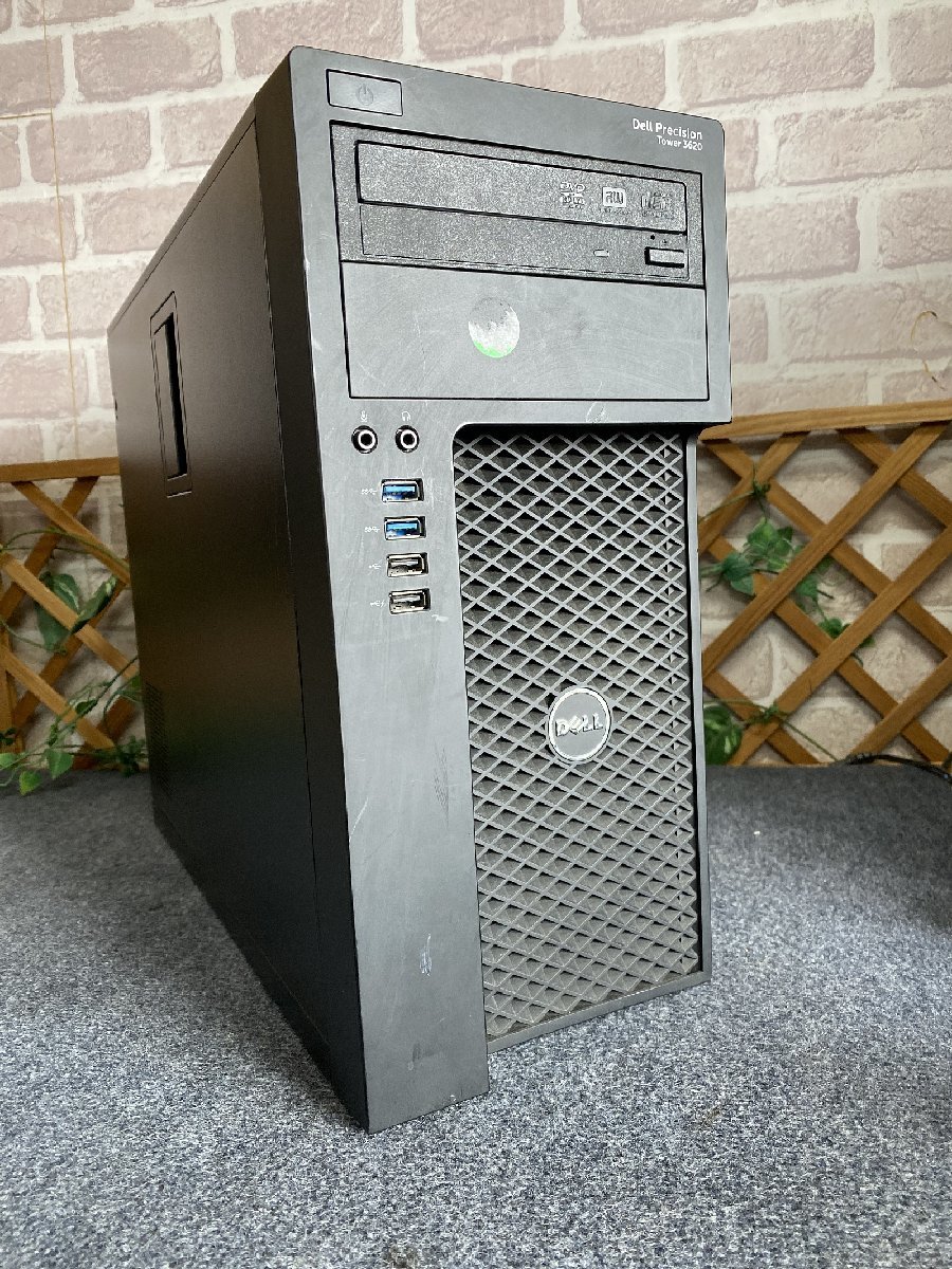 【送140サイズ】DELL　Precision 3620　i3-6100/RAM8GB/HDD500GB 起動OK_画像2