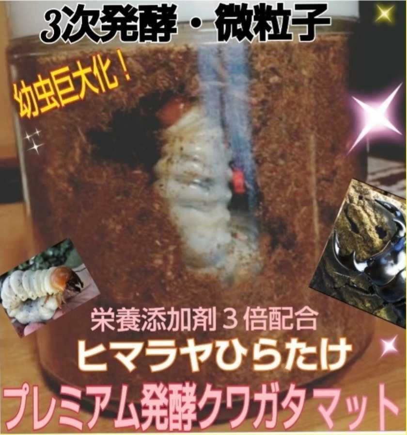 クワガタ幼虫をマット飼育したい方に！進化した！特選プレミアム3次発酵マット☆共生バクテリア３倍配合　トレハロース・特殊アミノ酸強化_画像1