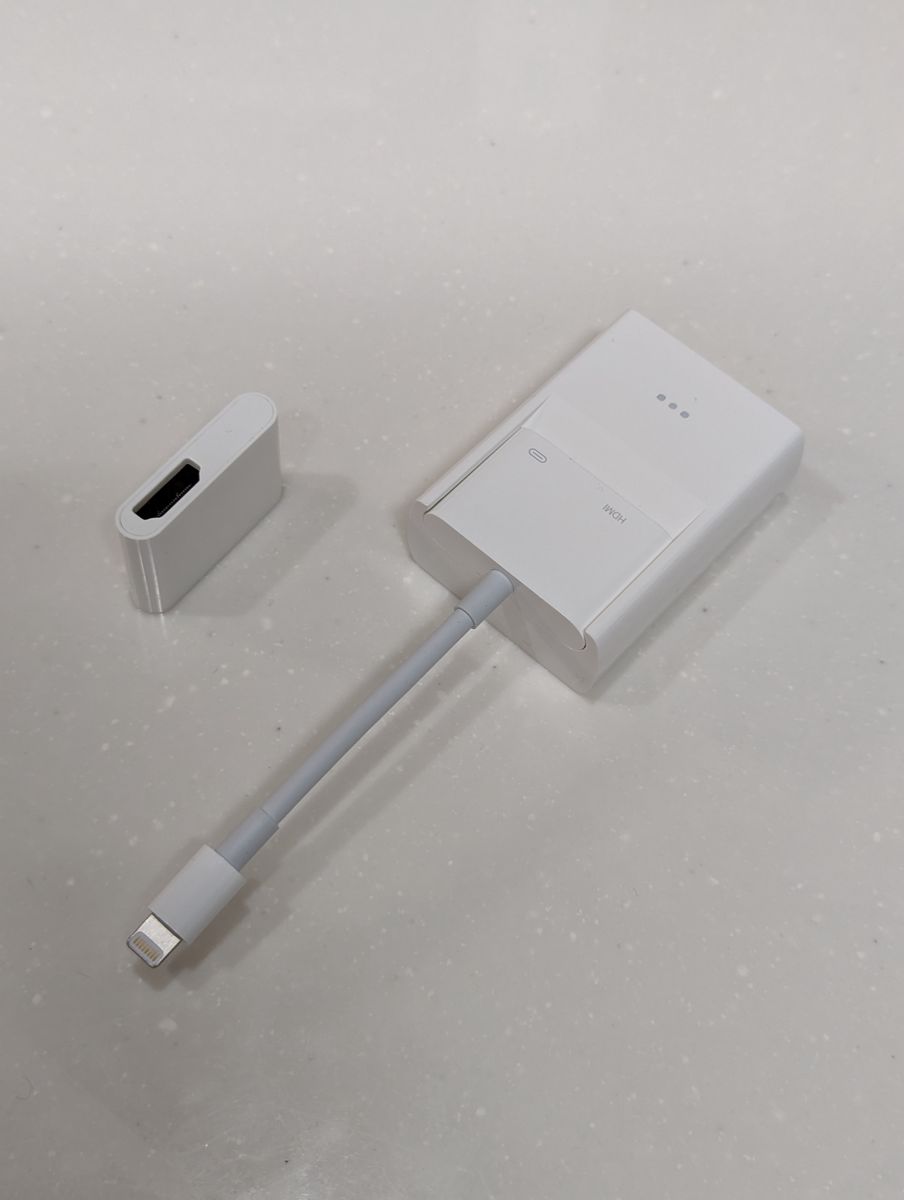nreal air エンリアルエアー adapter アダプタ Appel純正HDMI-Lightning変換アダプタセット