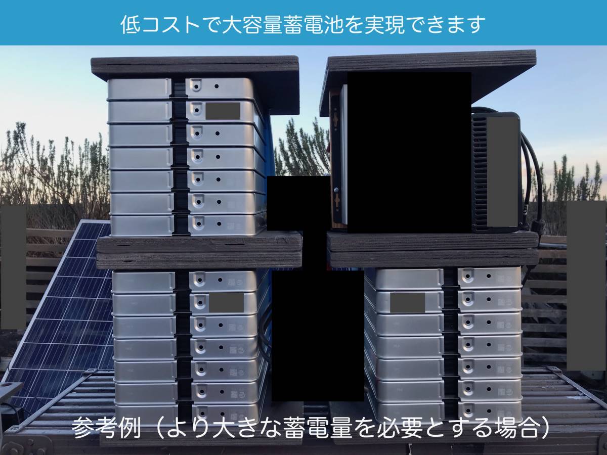 大容量ポータブル電源(蓄電池)・オーダー&カスタマイズ可能・品質第一・実力重視・周辺設備相談対応・オフグリッド挑戦を応援します._画像8