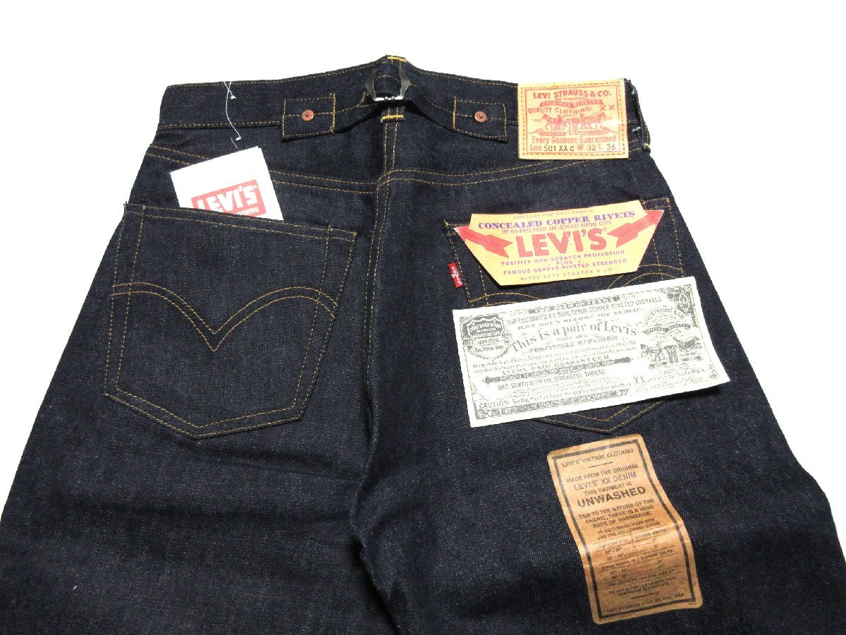 リーバイス 501XXc 1937年 米国製 バレンシア工場 リジットw32 smcint.com