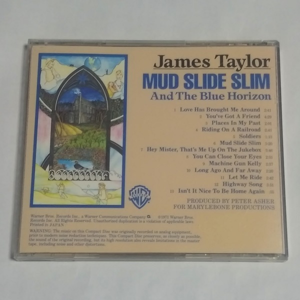 国内盤CD★ジェイムス・テイラー「マッド・スライド・スリム」JAMES TAYLOR / MUD SLIDE SLIM AND THE BLUE HORIZON_画像2