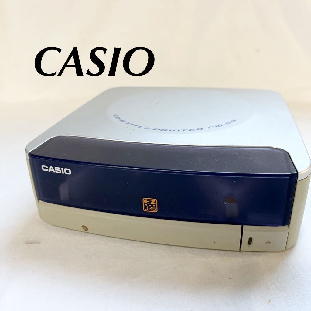 ヤフオク! - CASIO CD-R タイトルプリンター CW-50 本体...