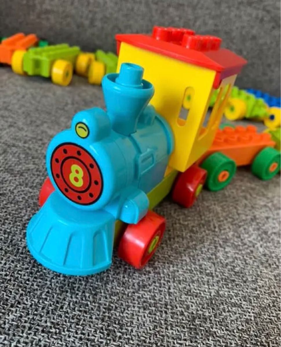 機関車セット　汽車 車 レゴ デュプロ ブロックラボ 互換品 おもちゃ