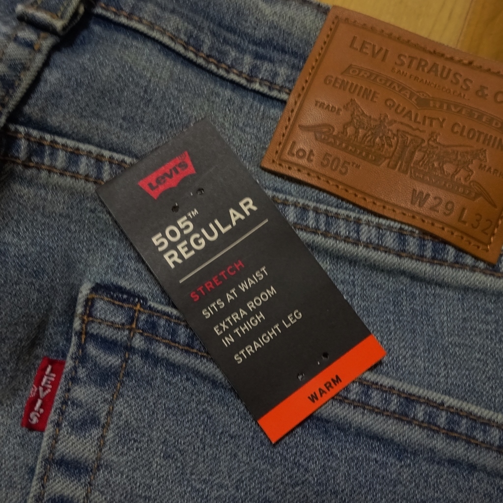 LEVI'S 505 WARM レギュラーストレート【 ｗ約 ８１．５ cm 】リーバイス保温_画像8