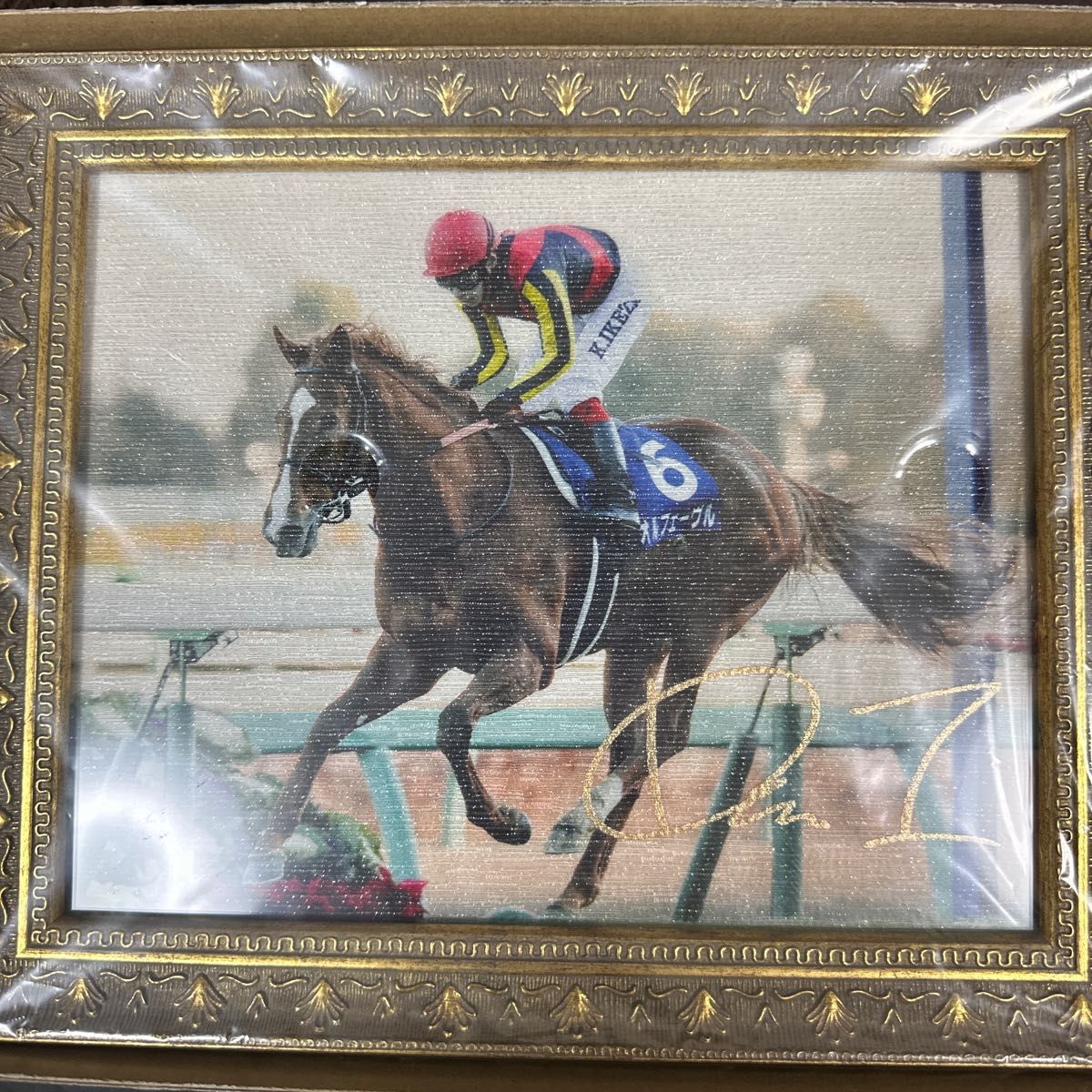 日本製 新品 名馬全史京友禅 オルフェーヴル おまけ付き - 通販