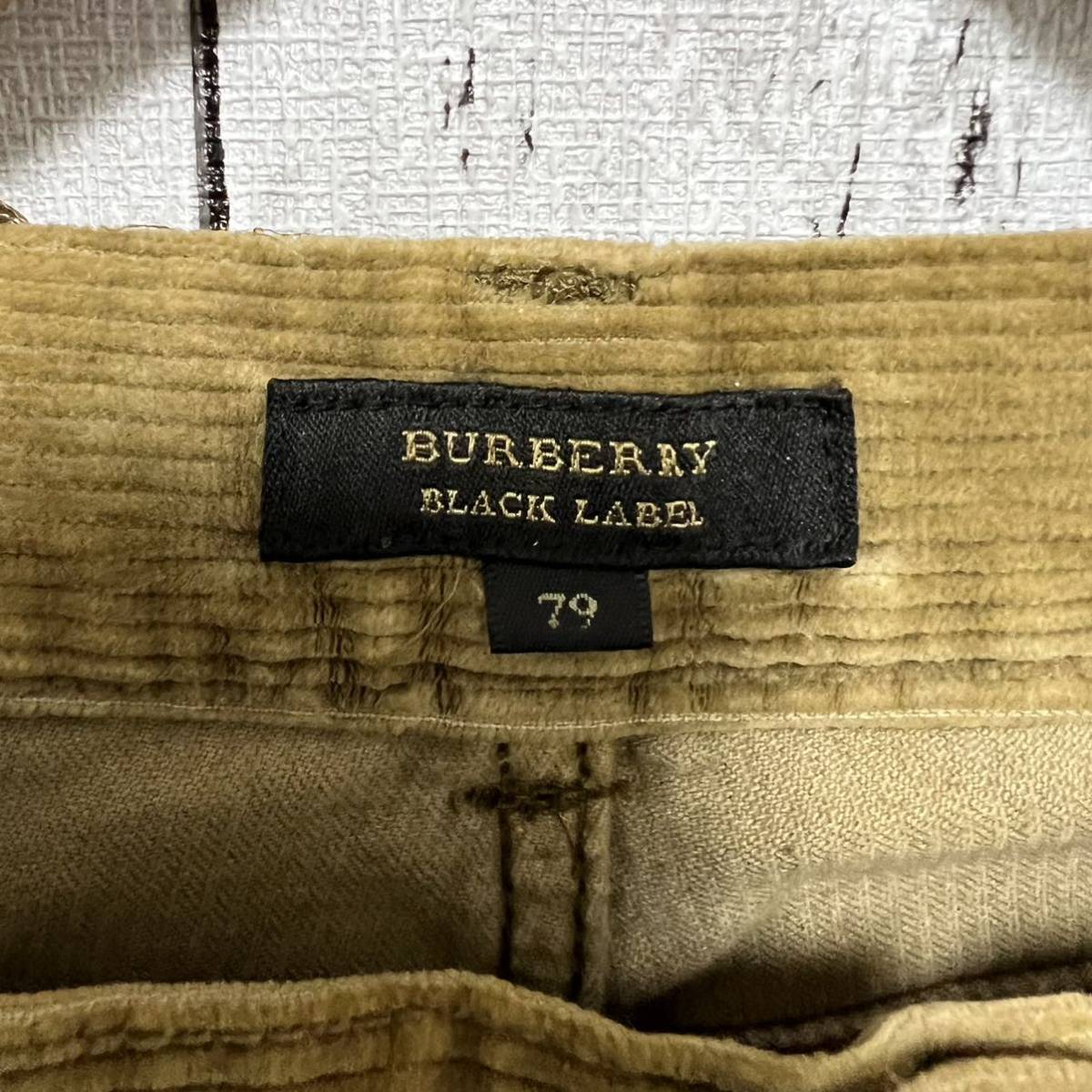 未使用タグ付き！BURBERRY BLACK LABELコーデュロイパンツ！_画像3