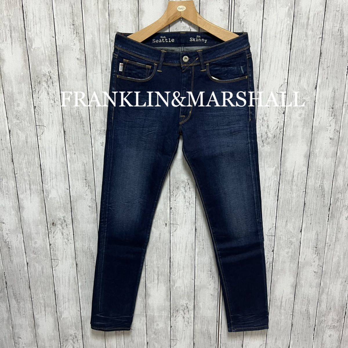 特売 ほぼ未使用!FRANKLIN&MARSHALLストレッチデニム! 男性用
