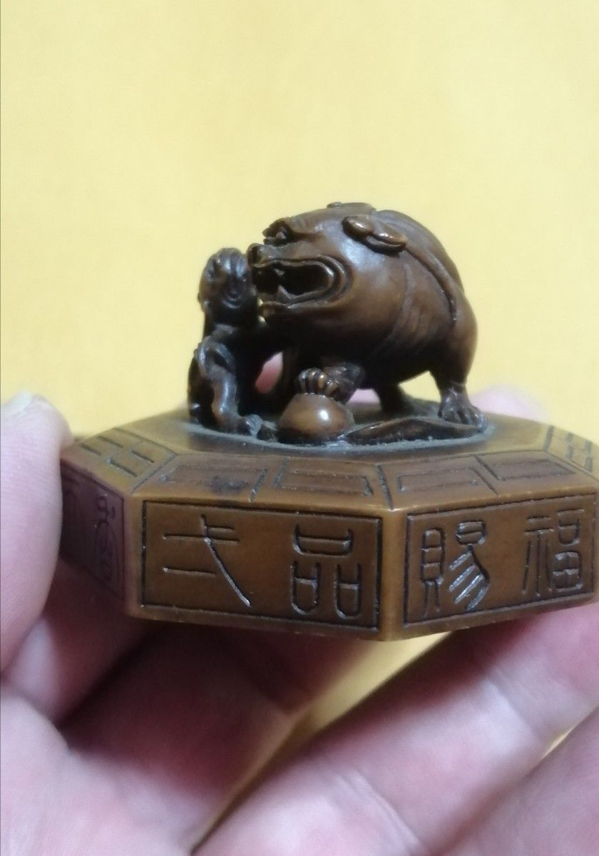 親子獅子とコウモリ 材質、時代不明 | noonanwaste.com