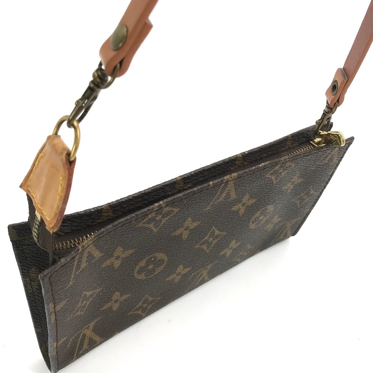 1円 LOUIS VUITTON ルイヴィトン モノグラム ハンド ポーチ バッグ M8027