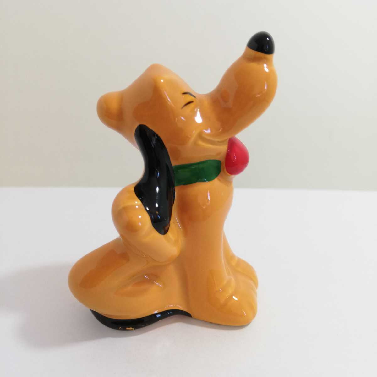 Disney Disney Tokyo Disney Land Vintage figyu Lynn [ ear ... Pluto ] H6.9cm [ clay made . doll ornament Pluto ]