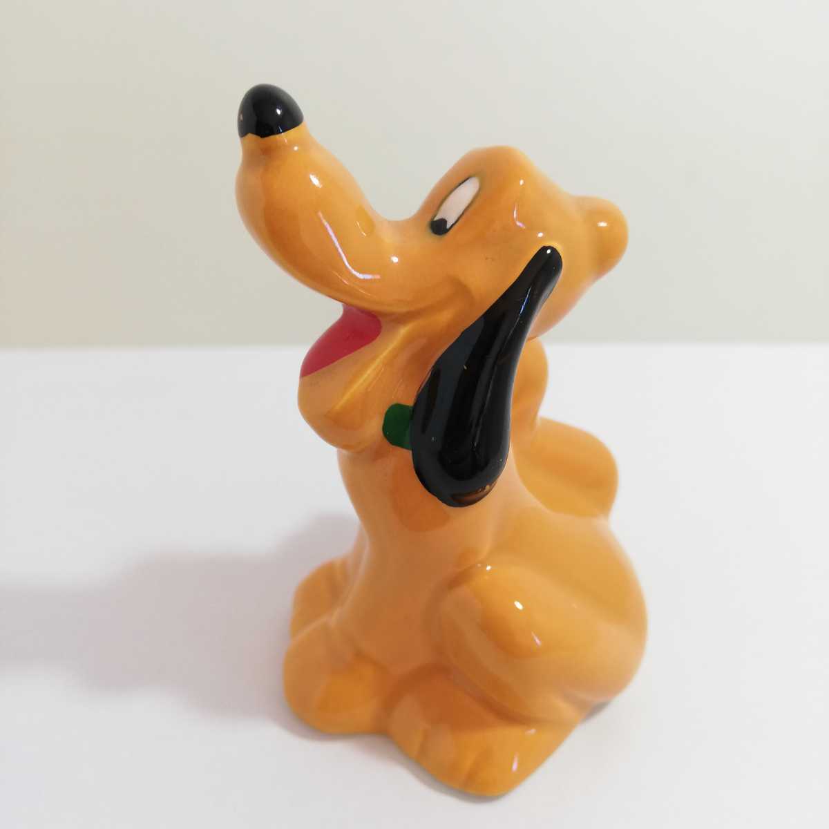 Disney Disney Tokyo Disney Land Vintage figyu Lynn [ ear ... Pluto ] H6.9cm [ clay made . doll ornament Pluto ]